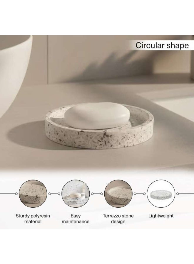 Pan Home صحن صابون تيرازو - أبيض - Image 5