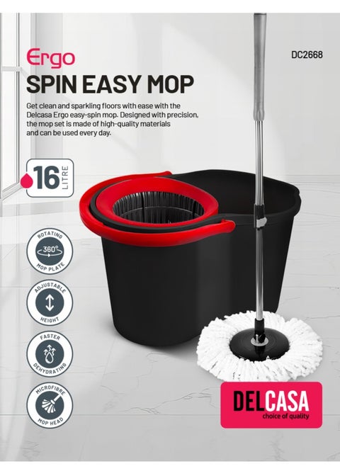 DelCasa Ergo 16L Spin Easy Mop DC2668