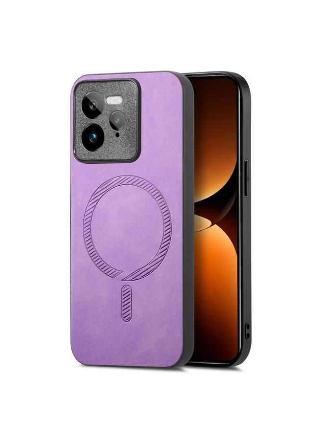 S-TOP Case For Realme GT7 Pro Retro MagSafe Magnetic PU Back Cover Phone Case - Image 1