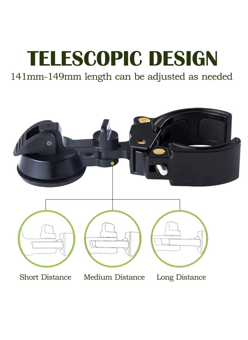 SYOSI - Telescope Phone Adapter, Mobile Device Holder, Work for Spotting Scope, Telescope, Microscope, Monocular, Binocular, for iPhone, Samsung, Record Nature and The World (Suction Cup) - Image 1