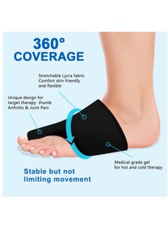 Excefore Forefoot Toe Ice Pack, Foot Ice Packs Big Toe for Pain Relief, Cold and Heat Therapy Gel Foot Ice Pack for Swelling, Plantar Fasciitis, Blisters, Bunions  - Image 3