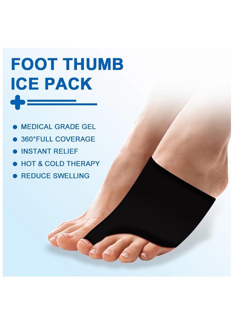 Excefore Forefoot Toe Ice Pack, Foot Ice Packs Big Toe for Pain Relief, Cold and Heat Therapy Gel Foot Ice Pack for Swelling, Plantar Fasciitis, Blisters, Bunions  - Image 2