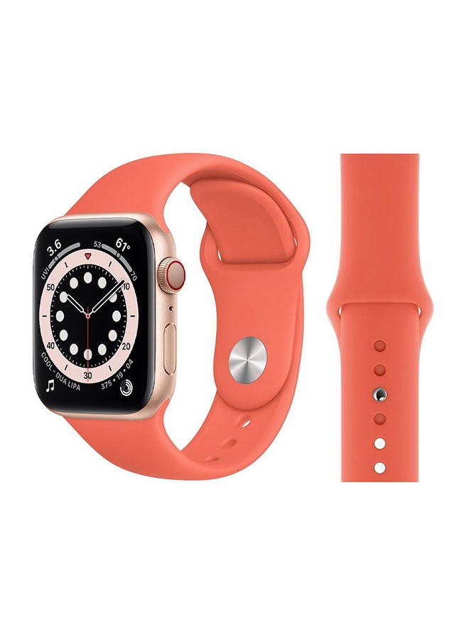 Perfii Replacement Band For Apple Watch Series 6/SE/5/4/3/2/1 Clementine