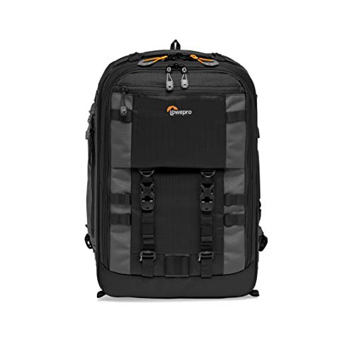 Lowepro حقيبة كاميرا لو برو برو تريكر BP 350 AW II، حقيبة ظهر خارجية، حقيبة ظهر للكاميرا مع قماش معاد تدويره، تناسب لابتوب أو جهاز لوحي بحجم 15 بوصة، فواصل ماكس فيت، غطاء مقاوم للعوامل الجوية، حقيبة كاميرا مرآة أو DSLR، باللون الأسود أو الرمادي الداكن - Image 1