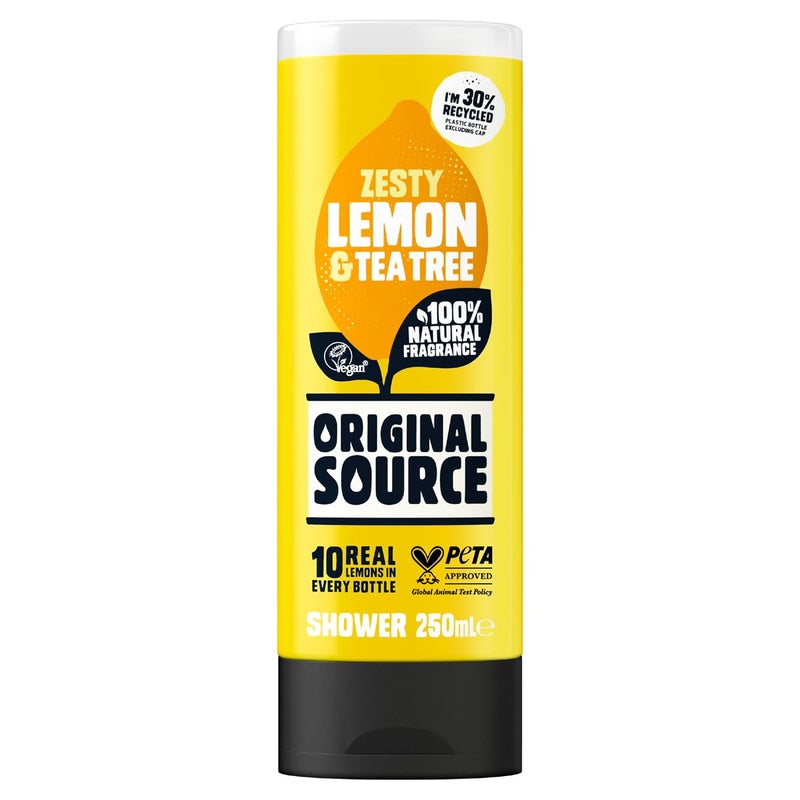 Original Source Lemon and Tea Tree Shower Gel, 250ml - Image 1