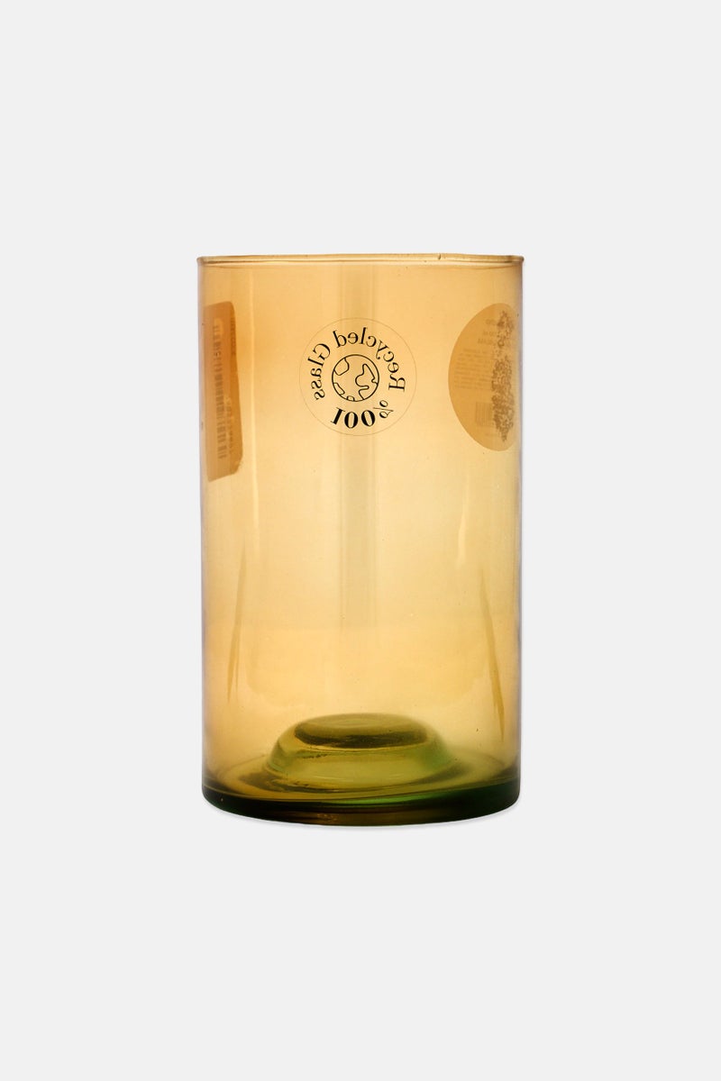 Muy Mucho Tealight Glass Candle Holder 720 ml,  Light Brown - Image 1