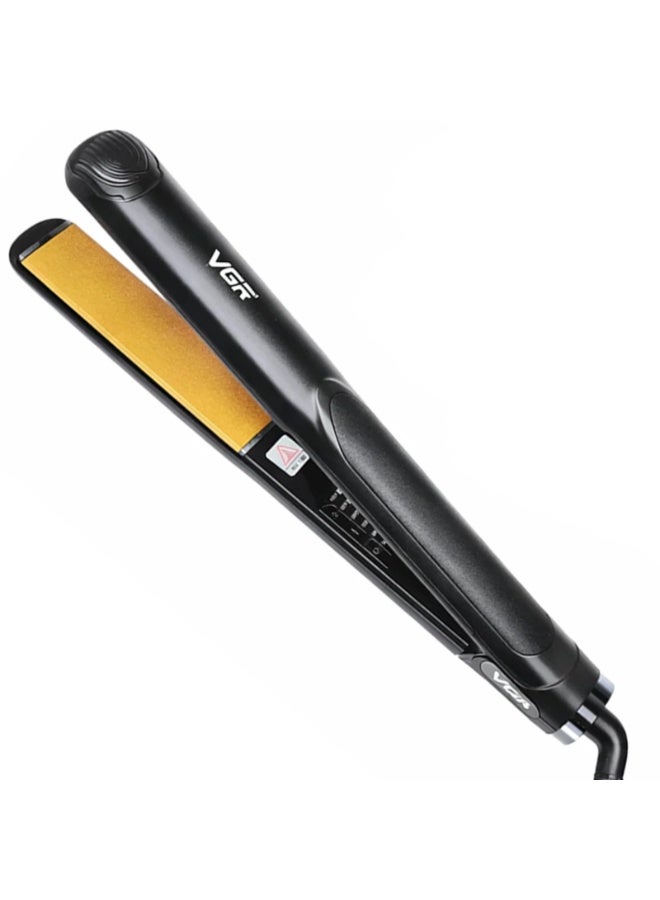 VGR 2 in 1 Professional Hair Straightener Wet & Dry Use V-502 – Ceramic Infrared Flat Iron with Fast Heating, Digital LED Control, Anti-Scald Design, 100–240V Travel Friendly Salon Hair Iron for Smooth Shiny Hair black - Image 3