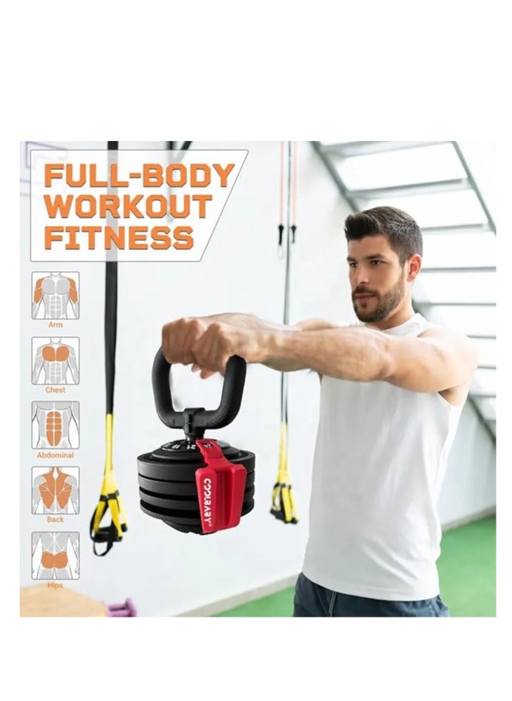 Cool Baby Style COOLBABY Adjustable 2-12KG Kettlebell 12-in-One Weights Training Multiple Weight Options  - Image 4