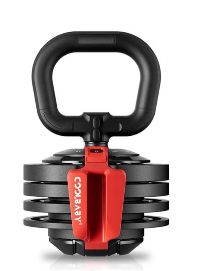Cool Baby Style COOLBABY Adjustable 2-12KG Kettlebell 12-in-One Weights Training Multiple Weight Options  - Image 1