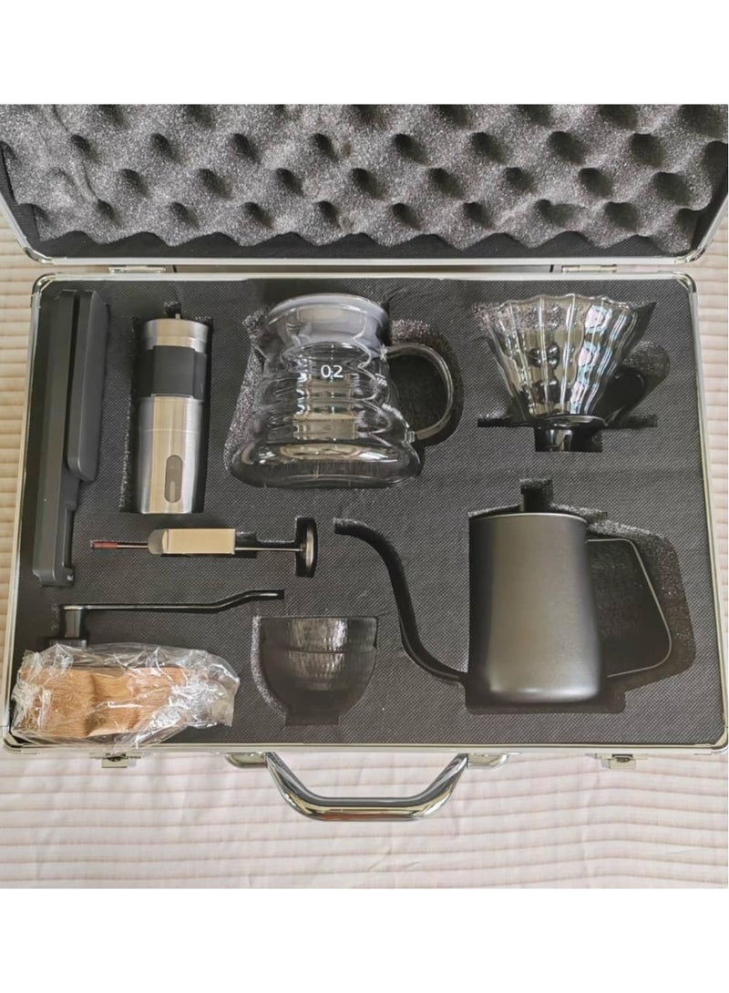 HTH Outdoor Travel Coffee Making Accessories Set Box – Portable and Compact Coffee Kit with Essential Tools for Brewing Coffee on the Go, Perfect for Camping, Hiking, Backpacking, or Outdoor Adventures" - Image 3