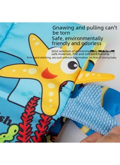 Generic Children's Digital Animal Ringing Paper Cloth Book 0-3 Years Old Infant Toys Educational Enlightenment Early Education Cloth Book Baby Cloth Book-Color: Dinosaur World (6 Pages And 12 Sides Containing Ringing Paper BB Device)  - Image 4