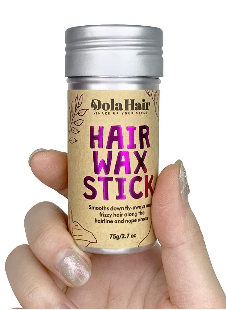 Dolahair - Dolahair Hair Wax Stick - Flyaway Control and Styling Pomade for Kids, Women, and Men - Hair Bun Maker and Accessorie (1 Pack of Wax) - Image 1