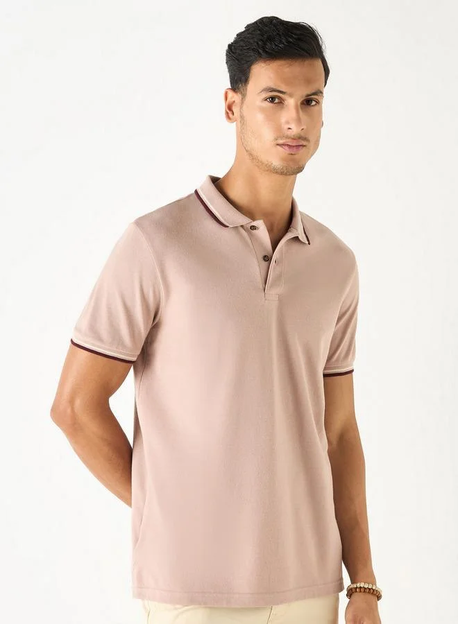 Splash FAV Polo T-shirt with Button Closure and Short Sleeves
