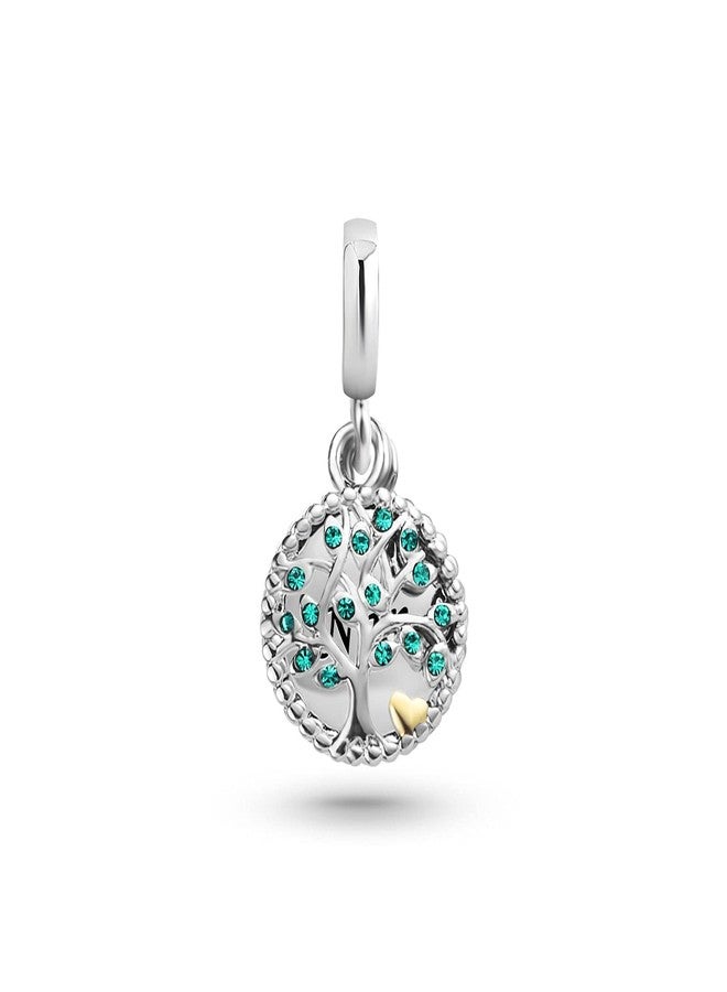 KunBead Aunt Auntie Family Tree Dangle Bead Charms Birthday Gifts from Niece for Women - Image 3