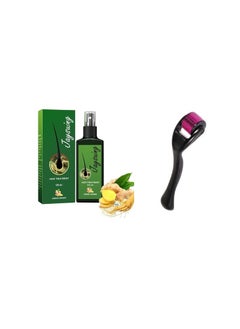 Jaysuing Hair Growth Serum Hair Lotion ,Hair Loss Treatments, Aids against Hair-thining, Hair Regrowth Treatment And Face Wrinkles And Hair Loss Treatment Roller Black/Pink  - Image 2