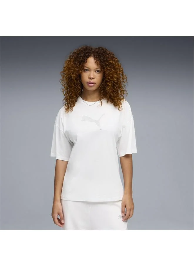 Essentials Graphics Bedazzled Oversized Tee Women