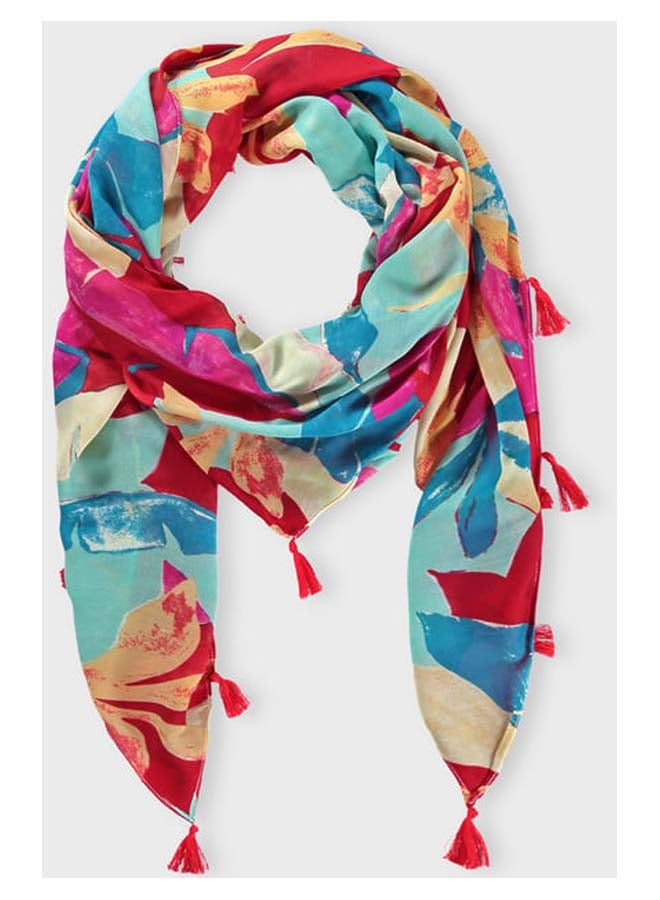 GERRY WEBER Patterned scarf with tassels  - Image 5