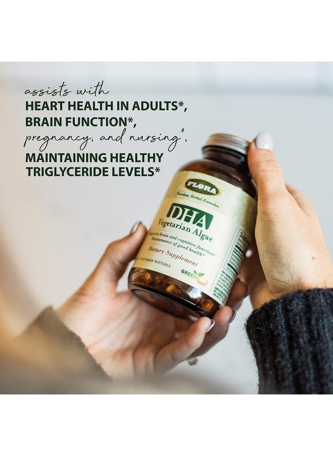 Flora Dha Vegetarian Algae Omega3S Rich Nongmo 60 Count  - Image 4