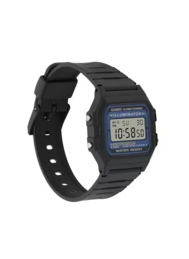كاسيو Men's Resin Digital Watch F-105W-1A - 35.4 mm