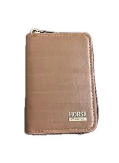 Horse Horse Zipper Card Wallet - Havana  - Image 3