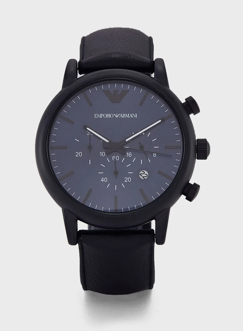 EMPORIO ARMANI Pu Strap Analog Watch