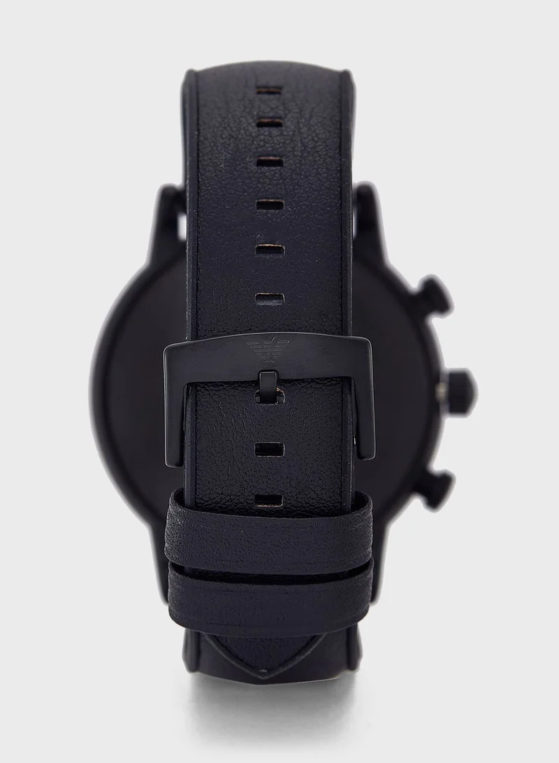 EMPORIO ARMANI Pu Strap Analog Watch