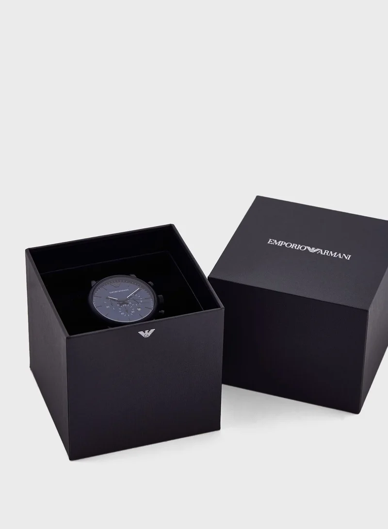 EMPORIO ARMANI Pu Strap Analog Watch
