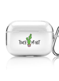 Classic Clear printed Case for Apple AirPods Pro 2nd Generation Thin Transparent Cover [Designed for Apple AirPods Pro 2nd Generation] - Touch me not