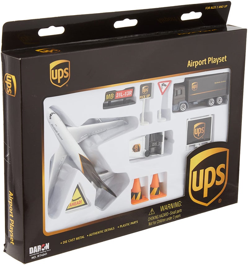 Daron UPS Airport Playset, Brown - Image 3