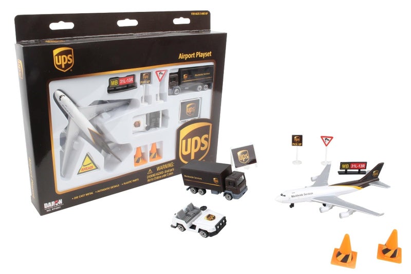 Daron UPS Airport Playset, Brown - Image 1