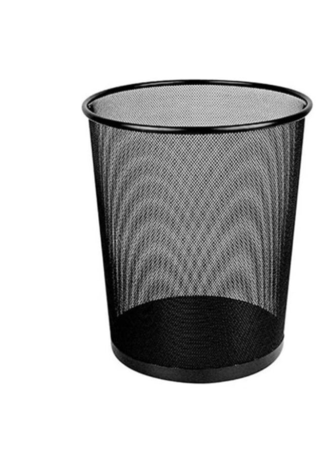 Metal Trash Basket Black - Image 4