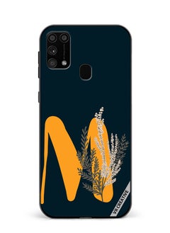 VR CREATIVE Protective Case Cover For Samsung Galaxy M31/M31 Prime Alphabet M(113) Design Multicolour  - Image 1