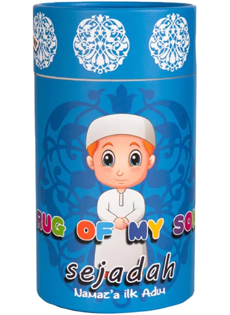 Spaceshoop Sejadah Prayer Educational Gift Box for Children, Ramadan Islamic Learning Toy (Blue)  - Image 1