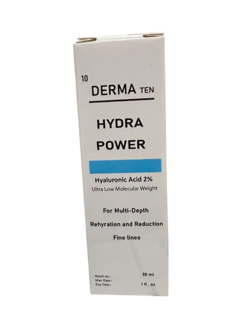 DERMA TEN Hyaluronic Acid Derma Ten Hydra Power Serum  - Image 2