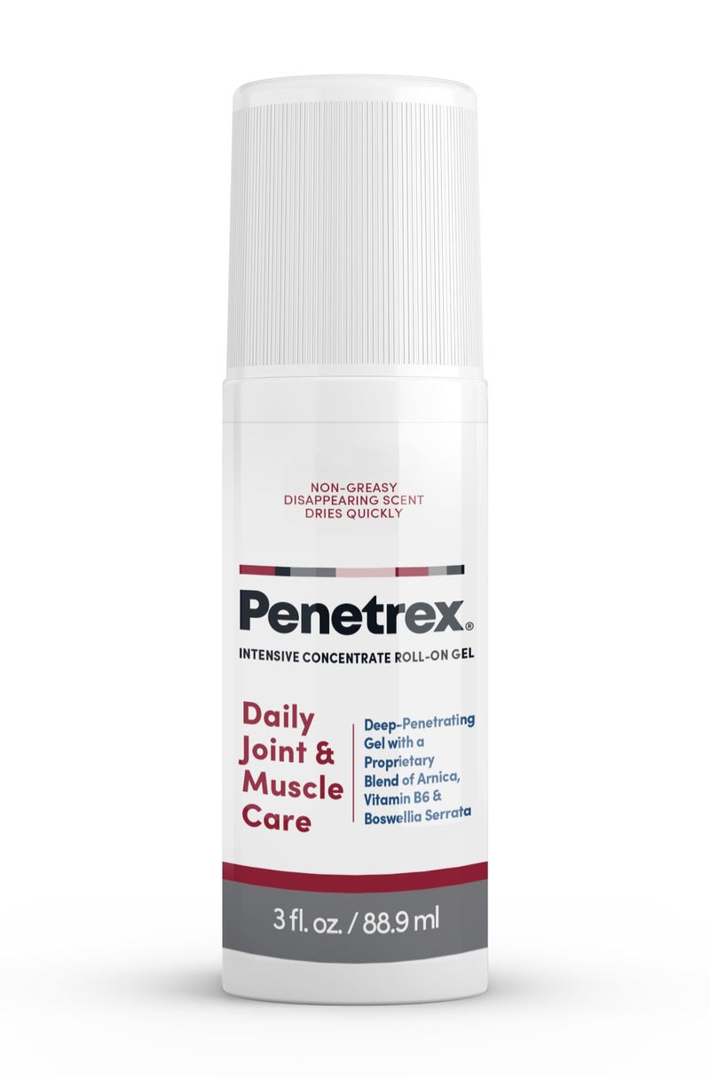 Penetrex Joint & Muscle Therapy Roll On - Soothing Gel for Back, Neck, Hands, Feet - Premium Whole Body Rub with Arnica, Vitamin B6 MSM & Boswellia - 3oz - Image 1