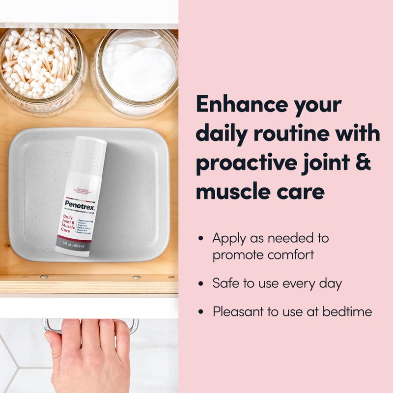 Penetrex Joint & Muscle Therapy Roll On - Soothing Gel for Back, Neck, Hands, Feet - Premium Whole Body Rub with Arnica, Vitamin B6 MSM & Boswellia - 3oz - Image 4