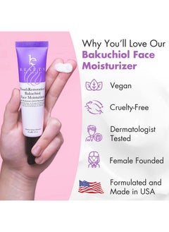Beauty by Earth Anti Aging Face Moisturizer For Women Bakuchiol Retinol Alternative Hydrating Face Moisturizer Wrinkle Cream For Face Face Cream For Women Anti Aging The Best One Anti Wrinkle Face Cream  - Image 4