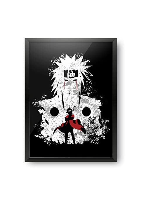 Epic Stuff Epic Stuff Naruto Jiraiya Crest Design A4 Wall Poster With Frame Best Gifts For Naruto FansAnime Fandom Multicolor 