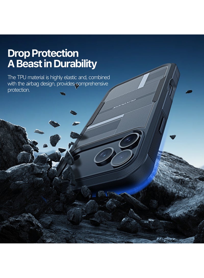 DUX DUCIS iPhone 17 Pro Magnetic Case DUX DUCIS SHLD Series 10FT Drop Protection PC + TPU Phone Cover - Umbra Pattern - Image 4