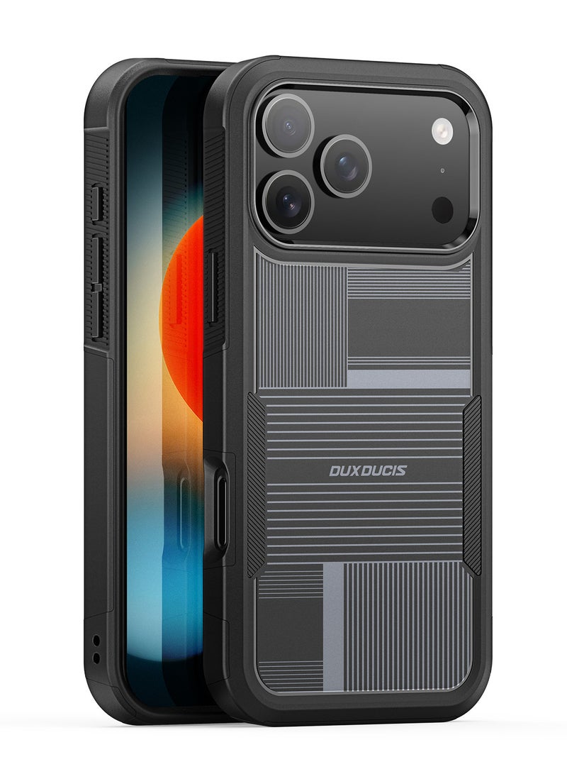DUX DUCIS iPhone 17 Pro Magnetic Case DUX DUCIS SHLD Series 10FT Drop Protection PC + TPU Phone Cover - Umbra Pattern - Image 1