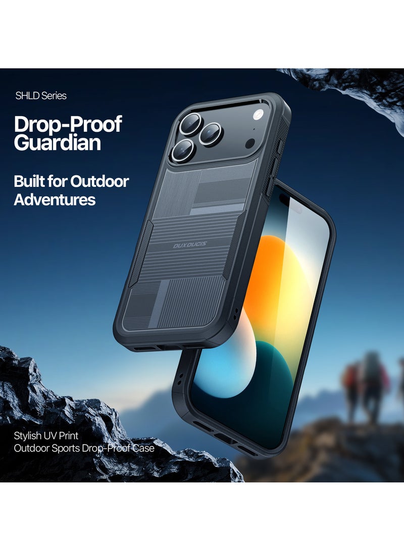 DUX DUCIS iPhone 17 Pro Magnetic Case DUX DUCIS SHLD Series 10FT Drop Protection PC + TPU Phone Cover - Umbra Pattern - Image 3