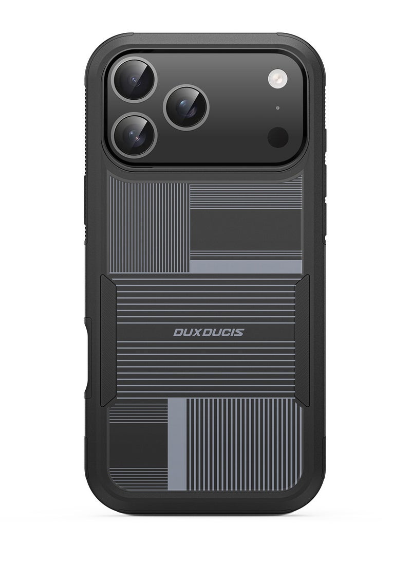 DUX DUCIS iPhone 17 Pro Magnetic Case DUX DUCIS SHLD Series 10FT Drop Protection PC + TPU Phone Cover - Umbra Pattern - Image 2