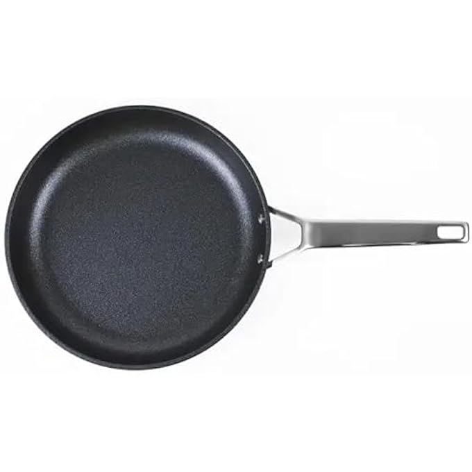 BS HighTech Induction Frypan  32Cm Nonstick Diamond Coated Frying Pan  HeavyGauge Aluminum Skillet With Stainless Steel Handle  Scratch Resistant  Dishwasher  Oven Safe Black  Made In Italy - Image 2