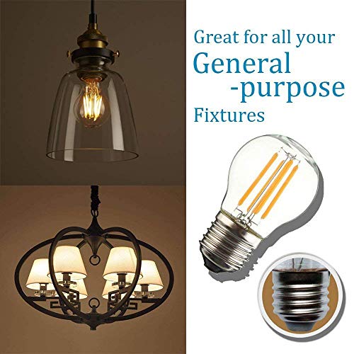 Groeien 4-Watts E26;E27 Incandescent Light Bulbe, Pack of 2, Warm White Light Yellowish, Standard (newflex_170..) - Image 3