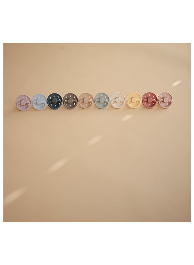 FRIGG Moon Phase Latex Baby Pacifier 0-6M 1-Pack Blush Night - Size 1 - Image 5