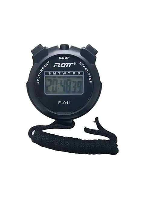 QSHOP®Sports Stopwatch & Timer, Multifunction Digital Sports Stopwatch Large Display with Date Time Alarm Function Shockproof Waterproof Watch for Swimming Running Sports Training (Blue)