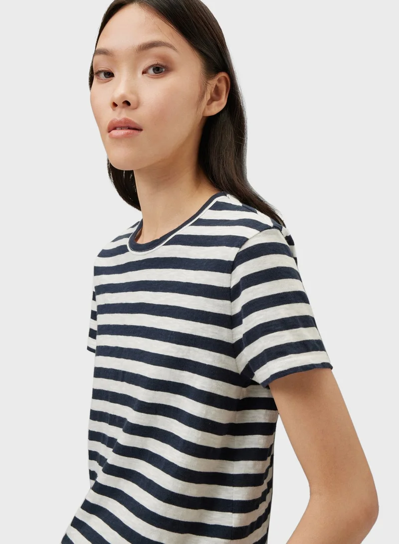 BOSS Striped Knitted T-Shirt