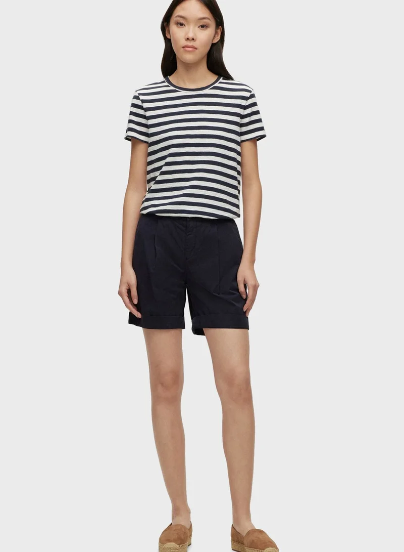 BOSS Striped Knitted T-Shirt