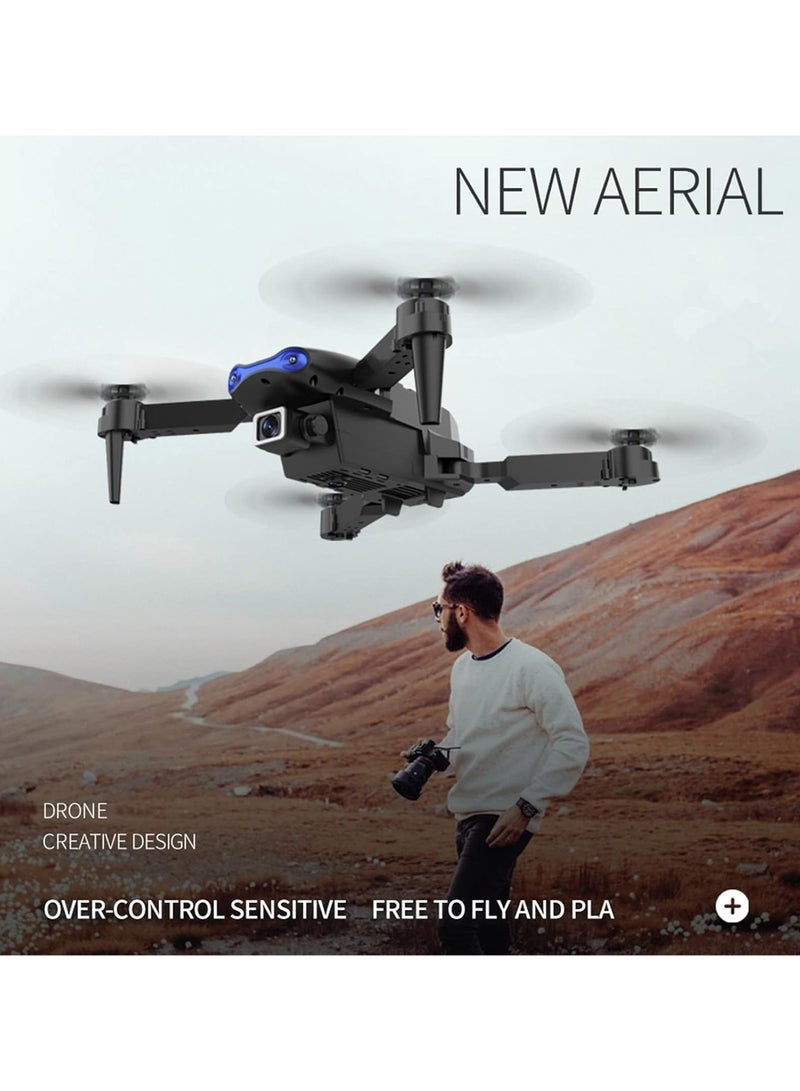 Drone with 4K Camera for Auto Return Home, Follow Me, Dual Cameras, Waypoints, Headless Mode (Black)  - Image 2