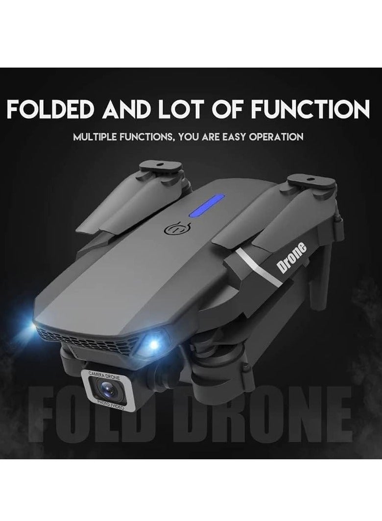 Drone with 4K Camera for Auto Return Home, Follow Me, Dual Cameras, Waypoints, Headless Mode (Black)  - Image 4